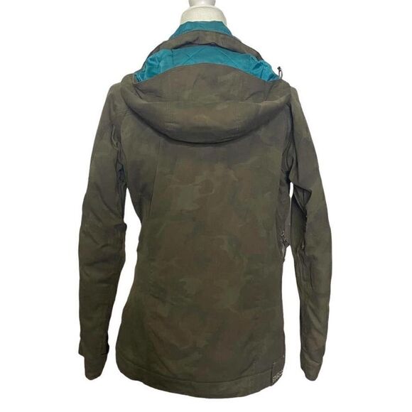 solstice Waterproof Jacket Ski Snow Camo Print Thinsulate Size Medium - Picture 12 of 16